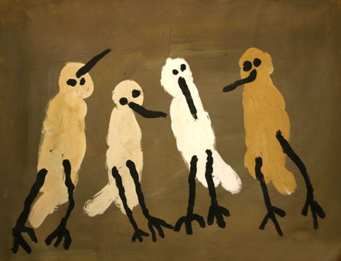 aboriginal bird art