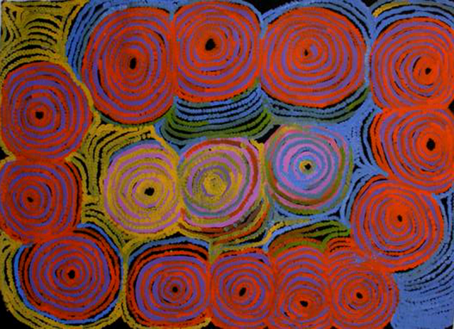 Warmurungu - NGLTJ08-237 by Nyarapayi Giles at Aboriginal 