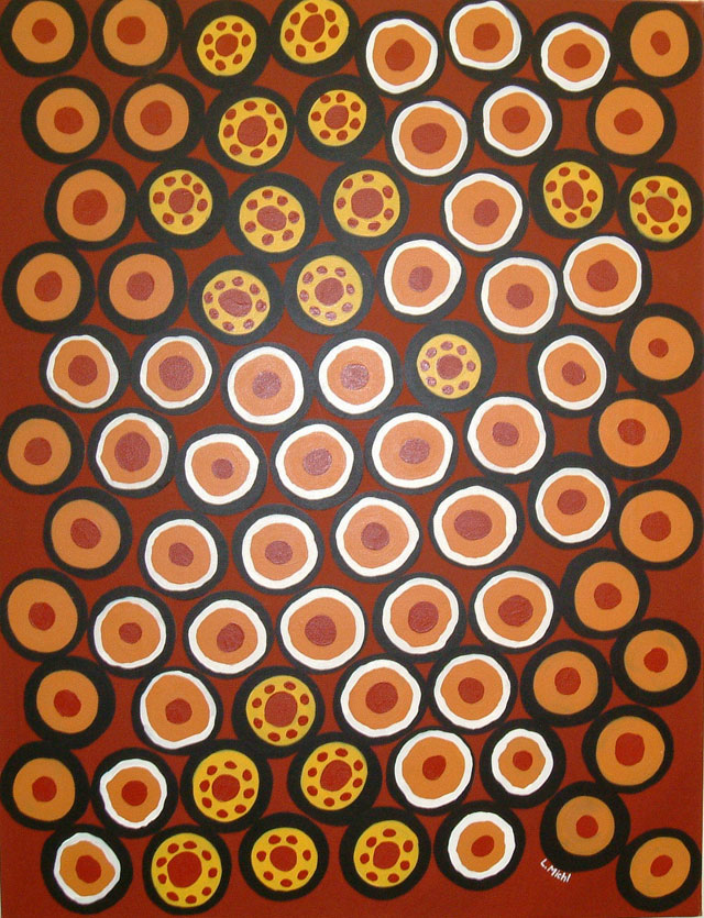 Monkey Nut by Lisa Michl at Aboriginal Art Directory - Lisa Michl ...