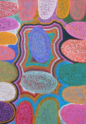 Big Seeds by Violet Samson at Aboriginal Art Directory - Violet Samson ...