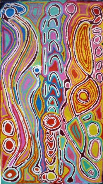 Mina Mina Jukurrpa by Judy Watson Napangardi at Aboriginal Art ...