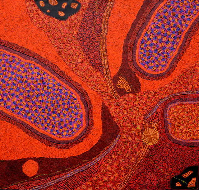 Muntati by Gracie Ward Napaltjarri at Aboriginal Art Directory - Gracie ...