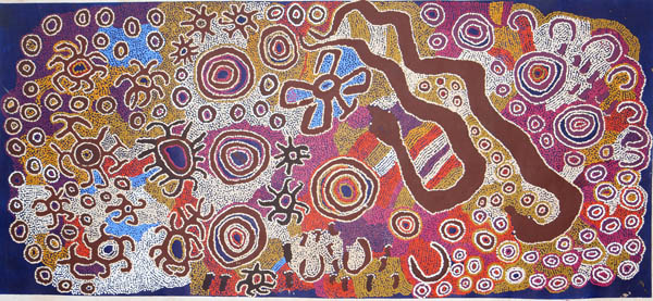 Tjnintiya, Tika Tika & Wayul by Nulbingka Simms at Aboriginal Art ...