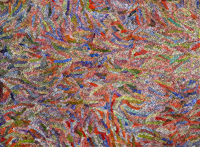 Yam Seed Dreaming by Jennifer Purvis Kngwarreye at Aboriginal Art ...